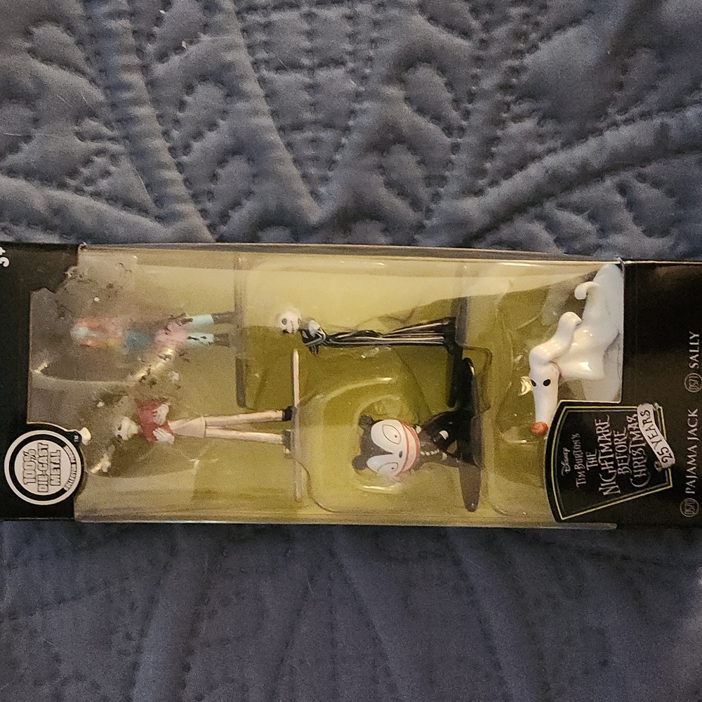 The Nightmare Before Christmas 25th Anniversary Nano Metalfigs Set Of 5